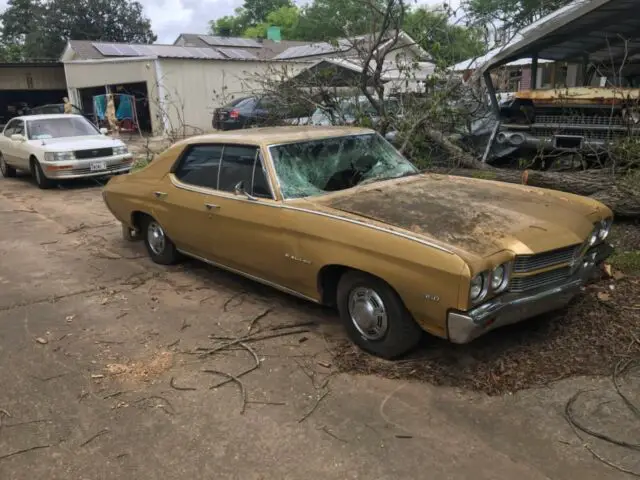 1970 Chevrolet Chevelle Malibu Four-door Hardtop 350 No Reserve ...