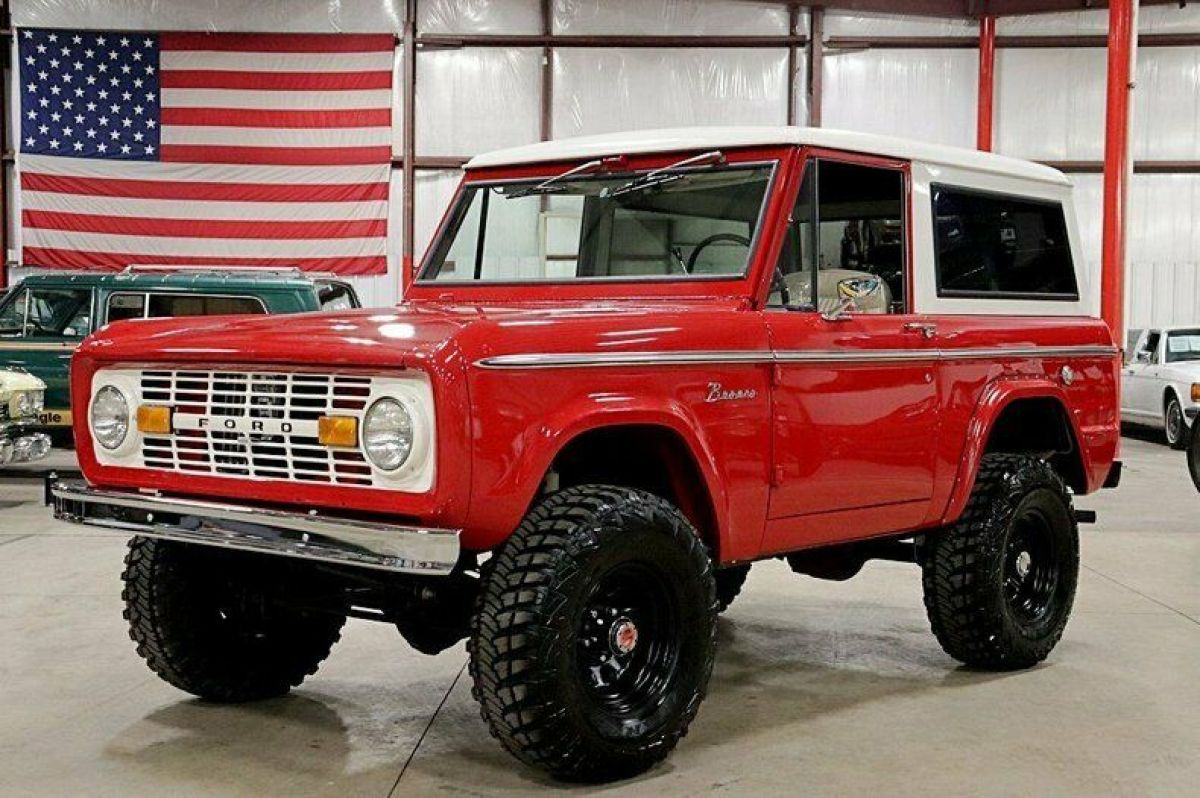 1970 Ford Bronco 62345 Miles Candy Apple Red Suv 302ci V8 Automatic