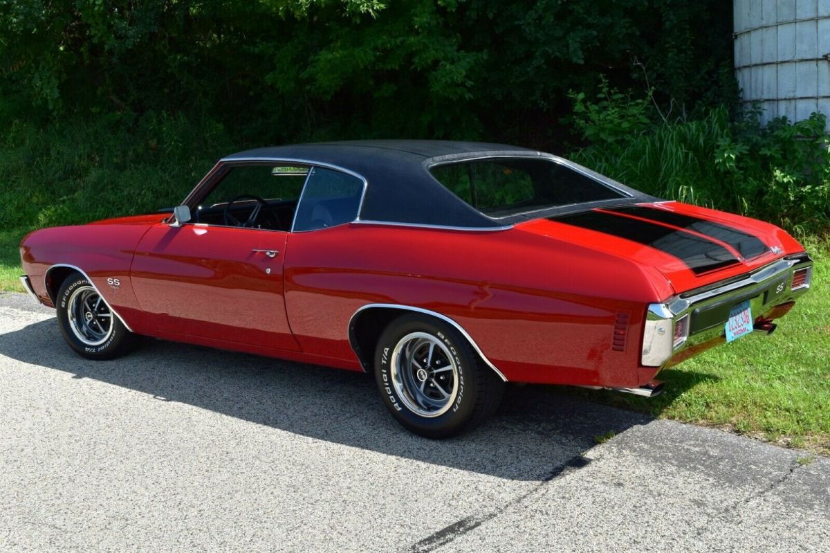 Ss Ls Chevelle Tribute Restored Dry Arizona Car Cranberry Red