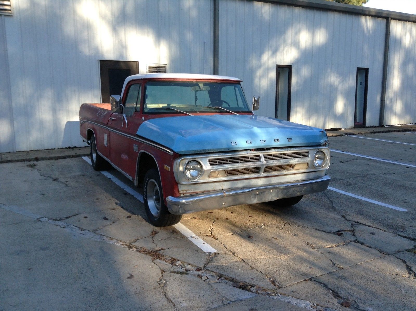 1971 Dodge D100 Sweptline Pickup 318 Auto factory a/c p/s p/b Nevada