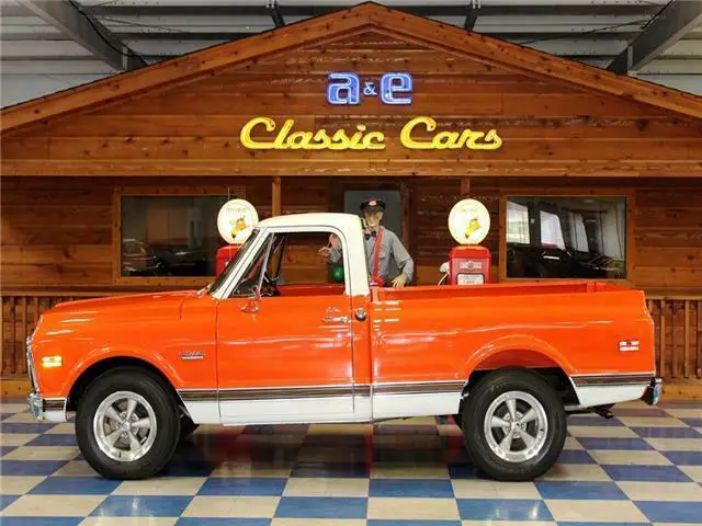 1971 Gmc 1500 Pickup â€ Orange White Classic Gmc 1500 Pickup 1971