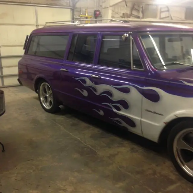 1972 Chevy Suburban 3 Door Lowrider Rat Patina Slammed Hot