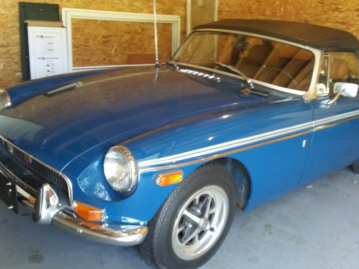 1972 Mg Mgb Convertible Blue Very Good Condition