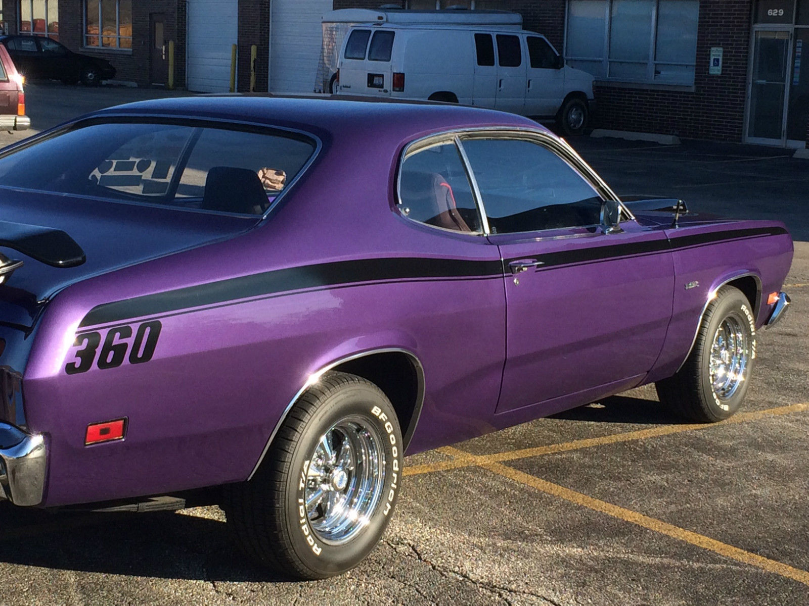 1972 PLYMOUTH DUSTER PLUM CRAZY PURPLE-360 CRATE ENGINE-ARIZONA CAR-SEE 