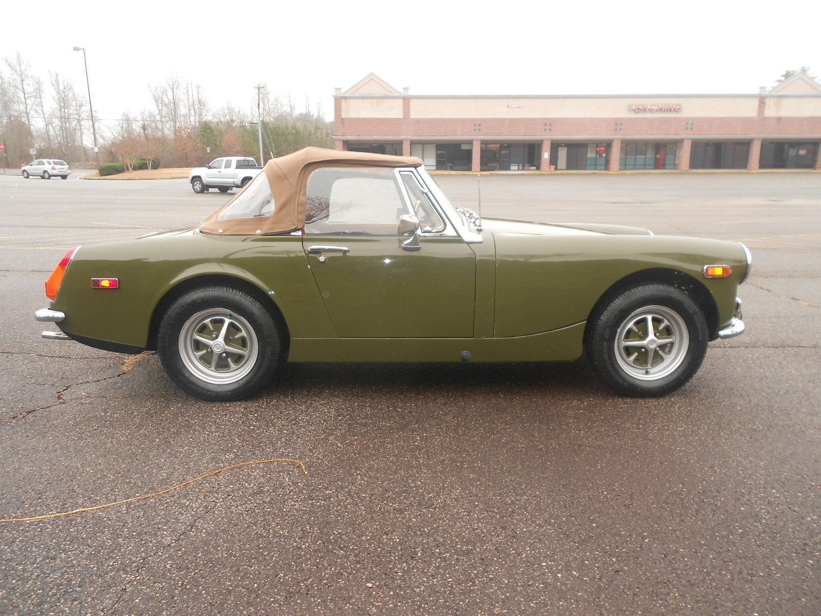 1973 MG Midget with 7,600 miles, chrome bumpers and 5 