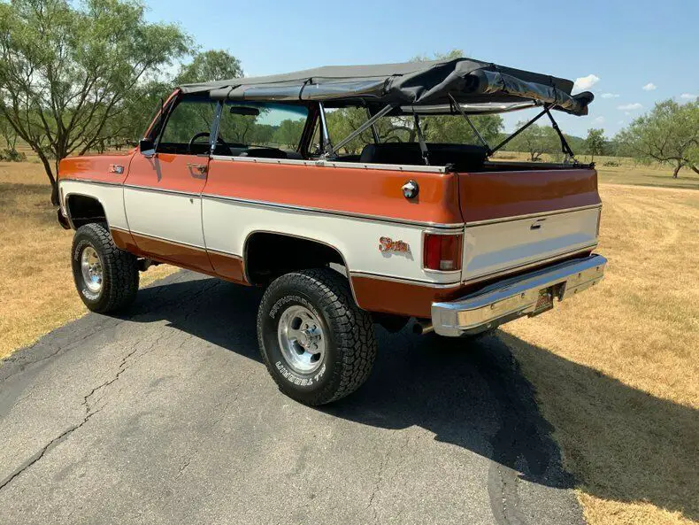 1974 Gmc Jimmy Sierra 73621 Miles Grecian Bronze Convertible 53l V8 4