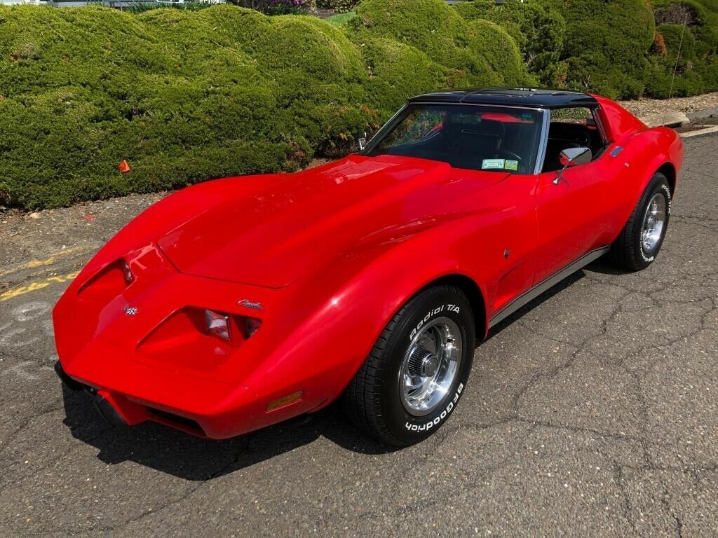 1975 Chevy Corvette Coupe Red 350 Auto Ac 000 Invested Classic