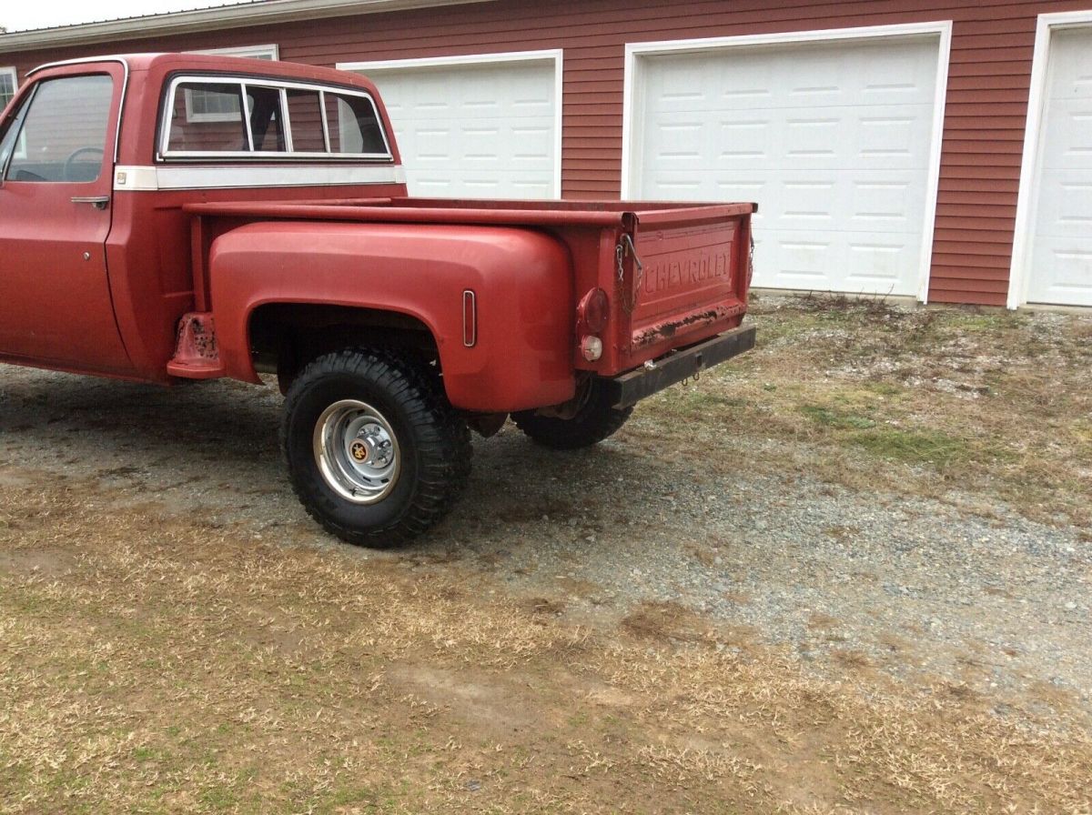 1976 Chevy Truck K10 Stepside 4x4 Scottsdale Barn Find Chevy Project Chevrolet Classic 6508