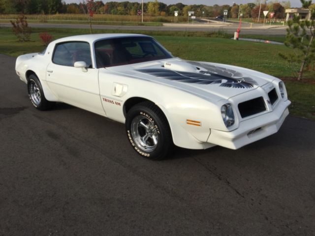 1976 Pontiac Firebird Trans Am 38395 Miles White Coupe 400 Cid V8 Auto