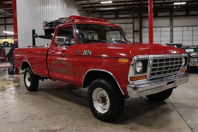 1978 Ford F250 9837 Miles Red Pickup Truck 400 V8 4 Speed Manual - Classic Ford F-250 1978 for sale