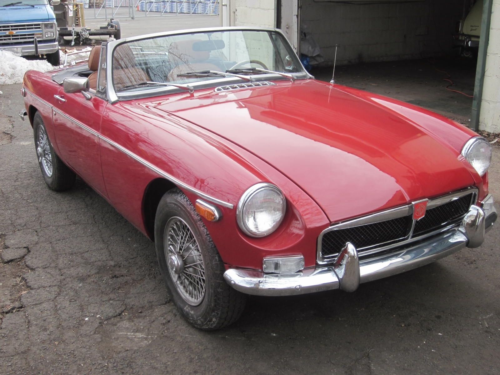 1979 Mgb Mg B Roadster Vintage Classic Convertible Sports Car W Chrome Bumpers Classic Mg Mgb