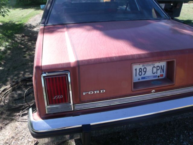 1980 Ford Ltd Crown Vic Factory Original - Classic Ford Crown Victoria 