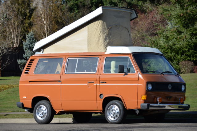 1980 Volkswagen Westfalia Vanagon Bus Camper With Only 46 000 Original
