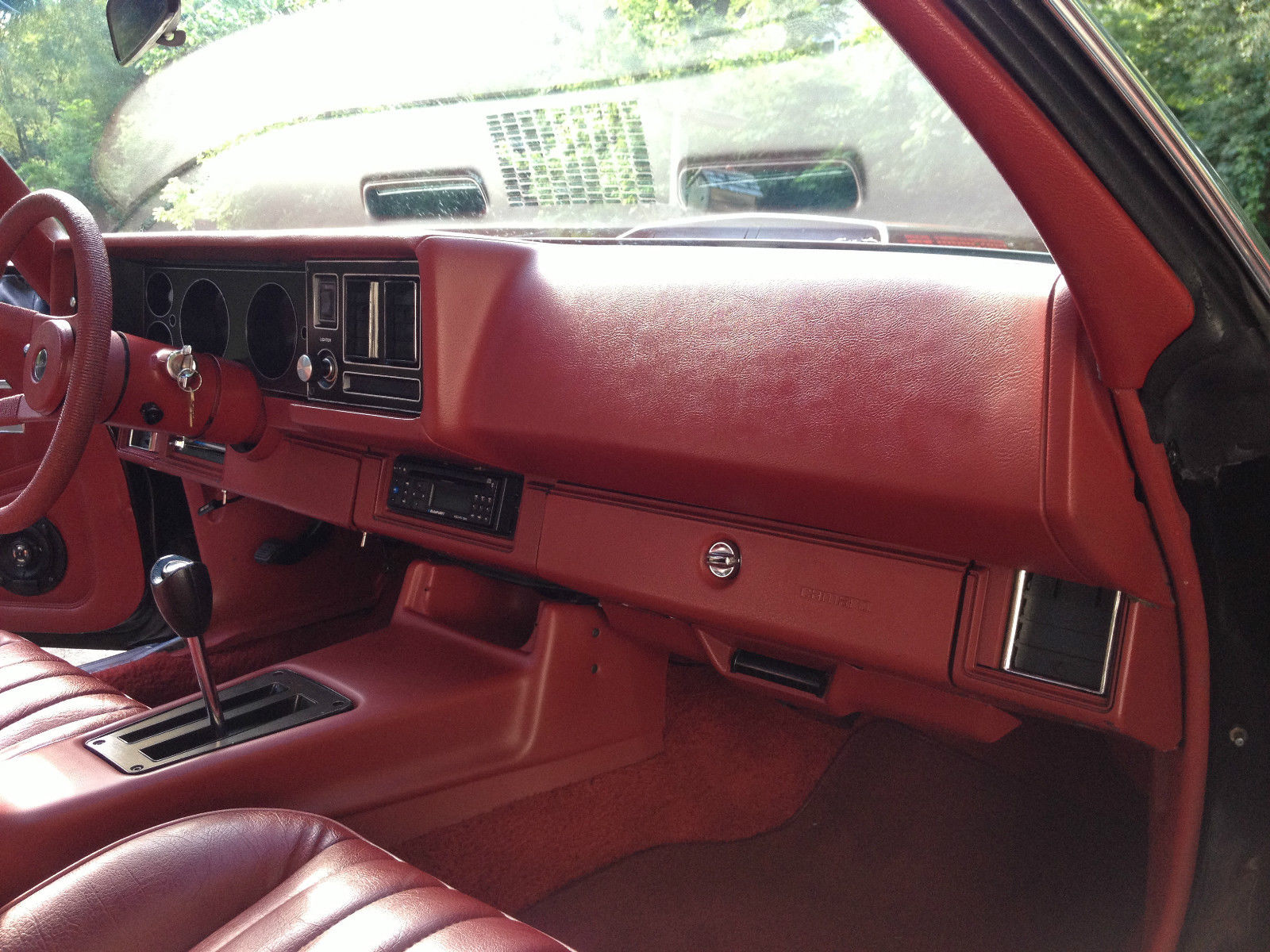 1980 Z28 T Top Auto Tilt 383 Black Carmine Interior Rust