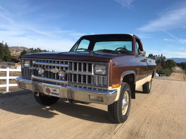 1981 Chevrolet Truck K10 4x4 &quot;One Owner&quot; Arizona Ranch Truck Scottsdale 4WD - Classic Chevrolet ...