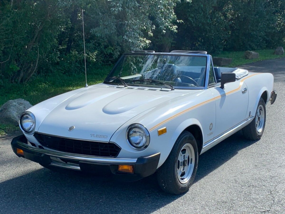 1981 Fiat Spider 124 Turbo 25k Miles 5 Speed Mint Condition No Reserve Classic Fiat 124 Spider