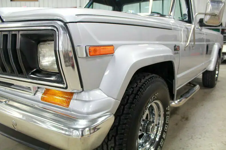 1983 Jeep J10 25790 Miles Silver Pickup Truck 256ci Inline-6 4-Speed