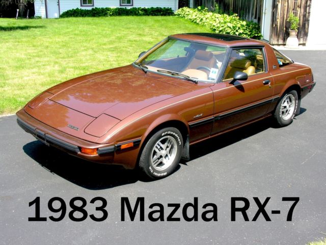 1983 Mazda Rx 7 Gsl Survivor Low Mileage 2 Owner Rx7 Leather