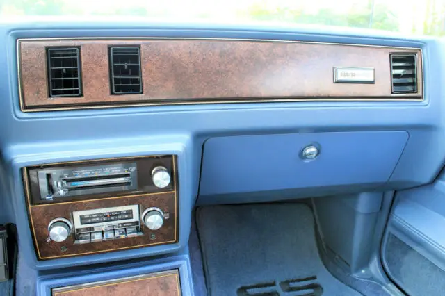 1984 Monte Carlo Ss Blue Exterior Blue Interior Automatic