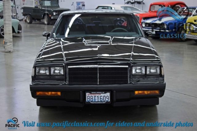1986 Buick Regal Grand National 3 8l Turbo V6 Classic