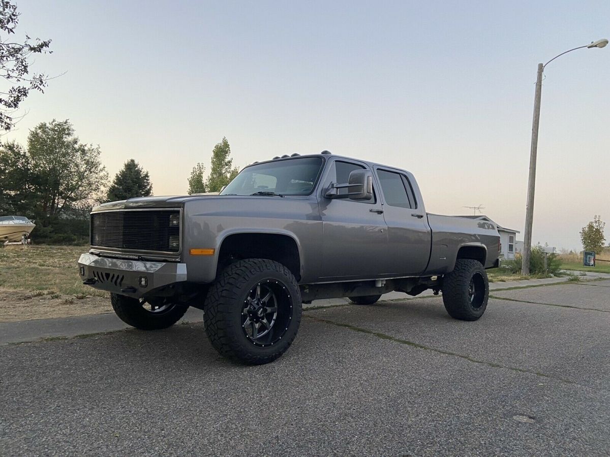 1986 Chevrolet K30 Pickup Grey 4wd Automatic Classic Chevrolet K30 1986 For Sale 7860