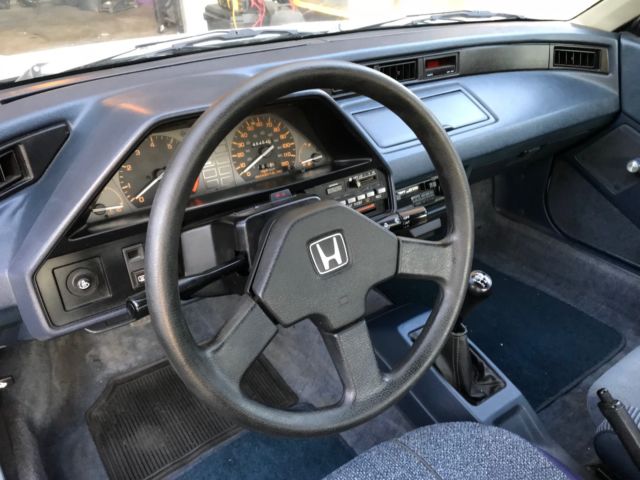 1986 Honda Crx Civic Dx Low Miles Ca A C Car Original