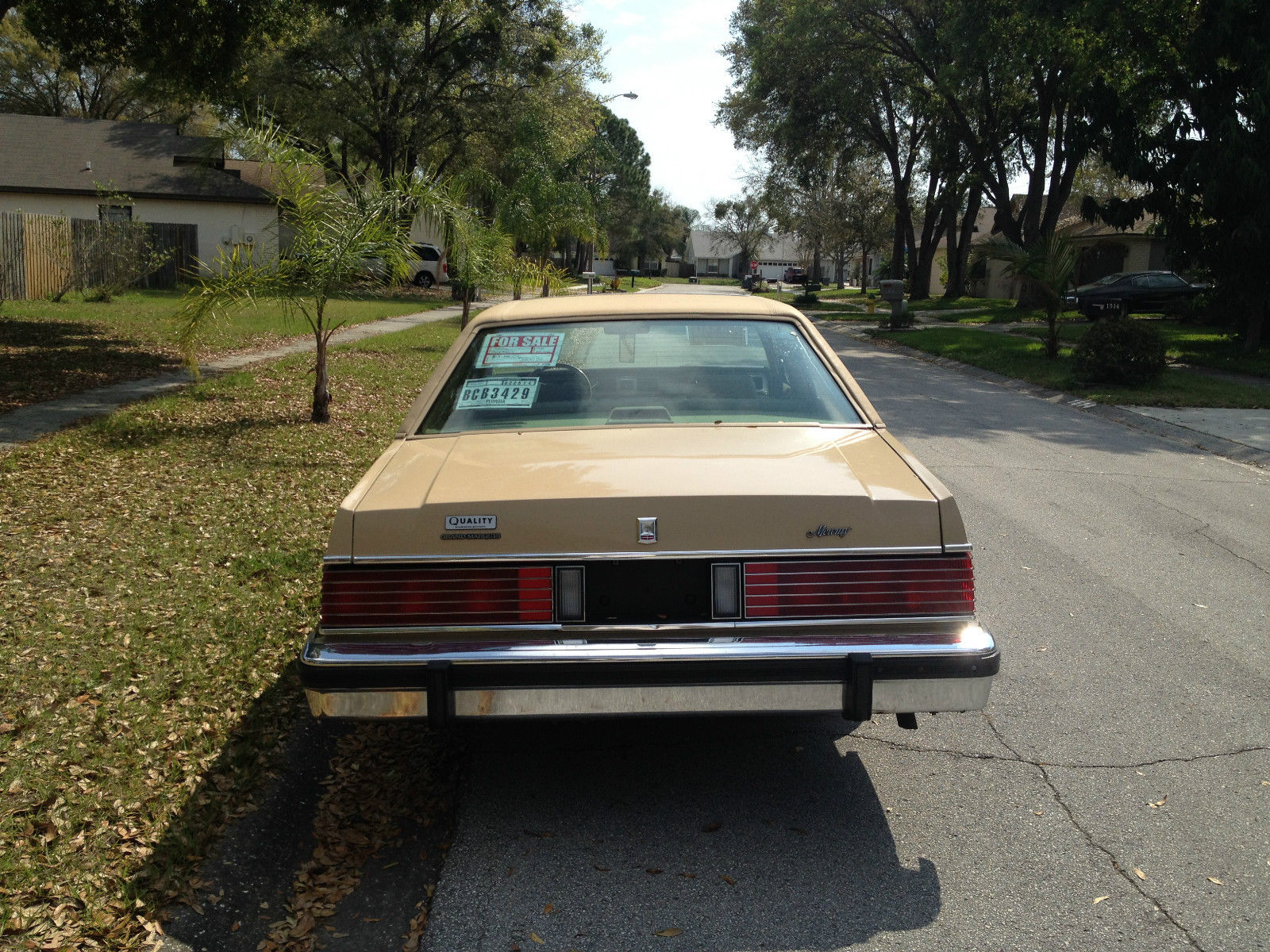 ***1986 MERCURY GRAND MARQUIS*** Mint Condiiton** Less Than 65K ...