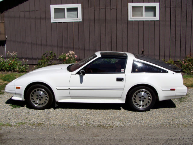 1986 Nissan 300zx Turbo White Hatchback With Louvers