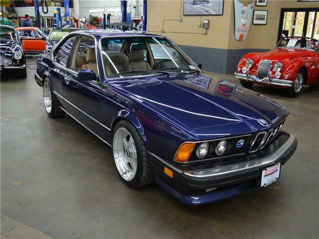 1987 BMW 6 Series M6 55819 Miles Royal Blue metallic Coupe