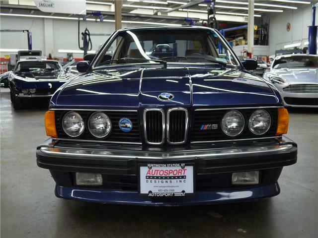 1987 BMW 6 Series M6 55819 Miles Royal Blue metallic Coupe