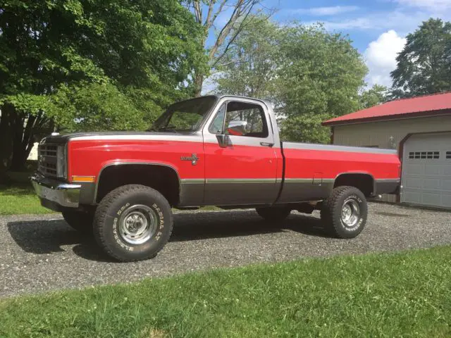 1987 Chevy K10 Only 62 K Orig Miles Silverado Rust Free Must