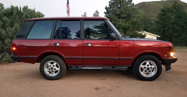 1987 Range Rover Classic Nas Custom Candy Apple Red Rust Free Daily