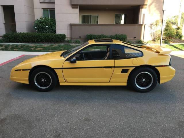 1988 Pontiac Fiero Gt Talbot Yellow 5spd Only 50 857 Miles