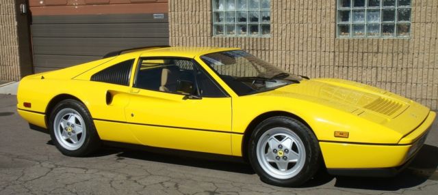 1989 Ferrari 328 Gts Rare Giallo Fer 102 Fly Yellow With