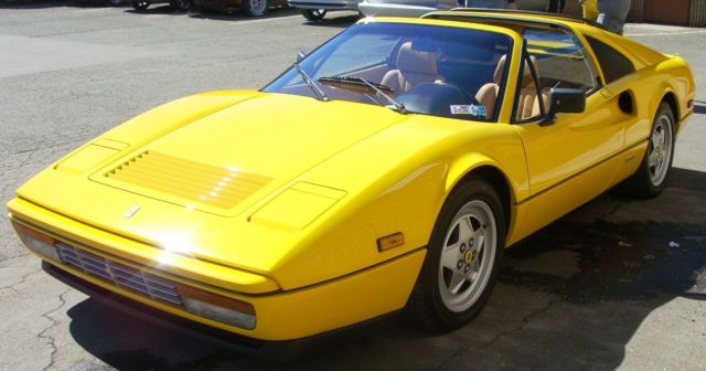 1989 Ferrari 328 Gts Rare Giallo Fer 102 Fly Yellow With