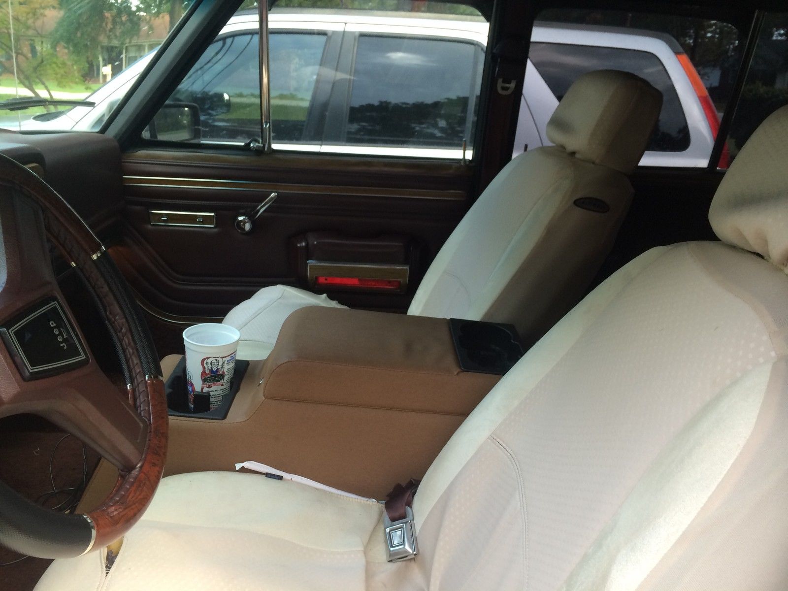 1989 Jeep Grand Wagoneer 4wd Gray With Burgundy Interior