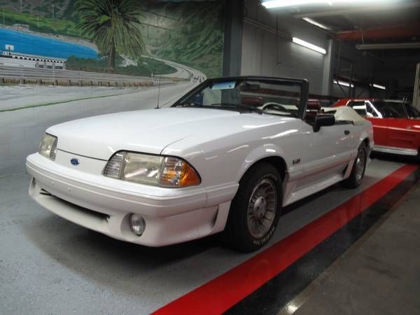 1990 Mustang Gt 5 0 25th Anniversary Convertible White W