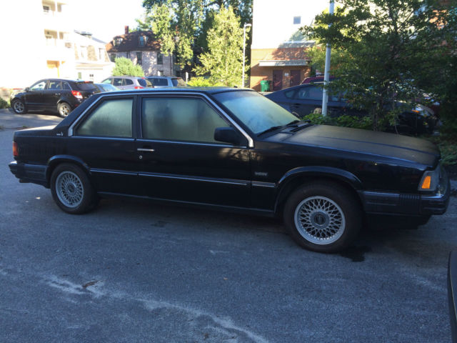 1990 Volvo 780 Bertone Coupe Black W Tan Interior Classic
