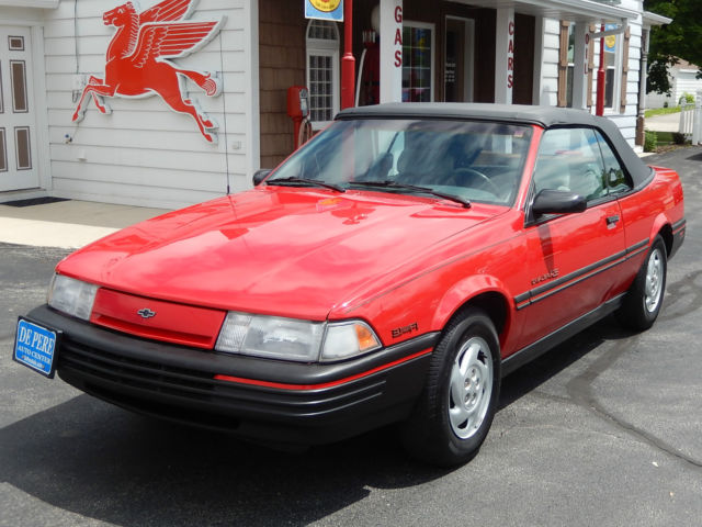 1991 91 Chevy Chevrolet Cavalier Rs Convertible Automatic 2