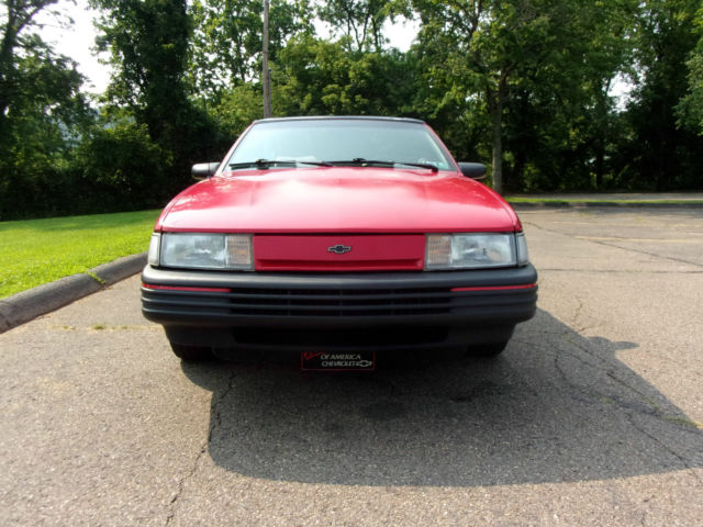 1991 Chevrolet Cavalier Rs Convertible 3 1 Low Miles