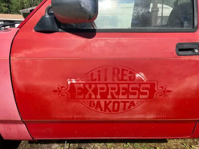 1991 Dodge Dakota Pickup Red Rwd Automatic Little Red Express Package