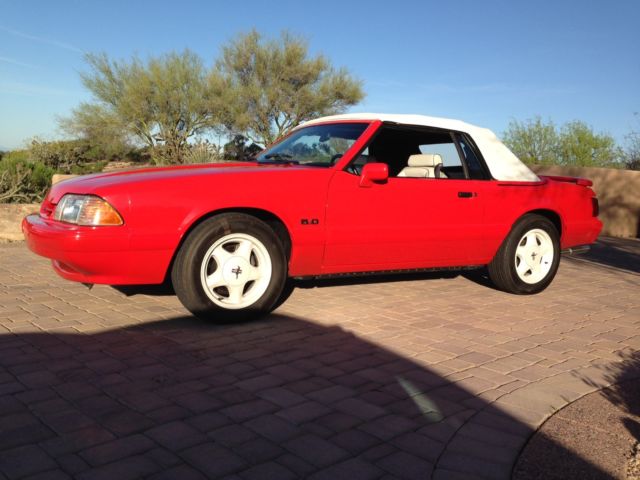 1992 Summer Special Mustang Lx 50 Convertible Limited Edition No
