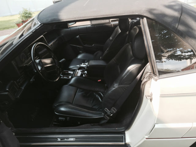 1993 Cadillac Allante Conv Pearl White Black Interior