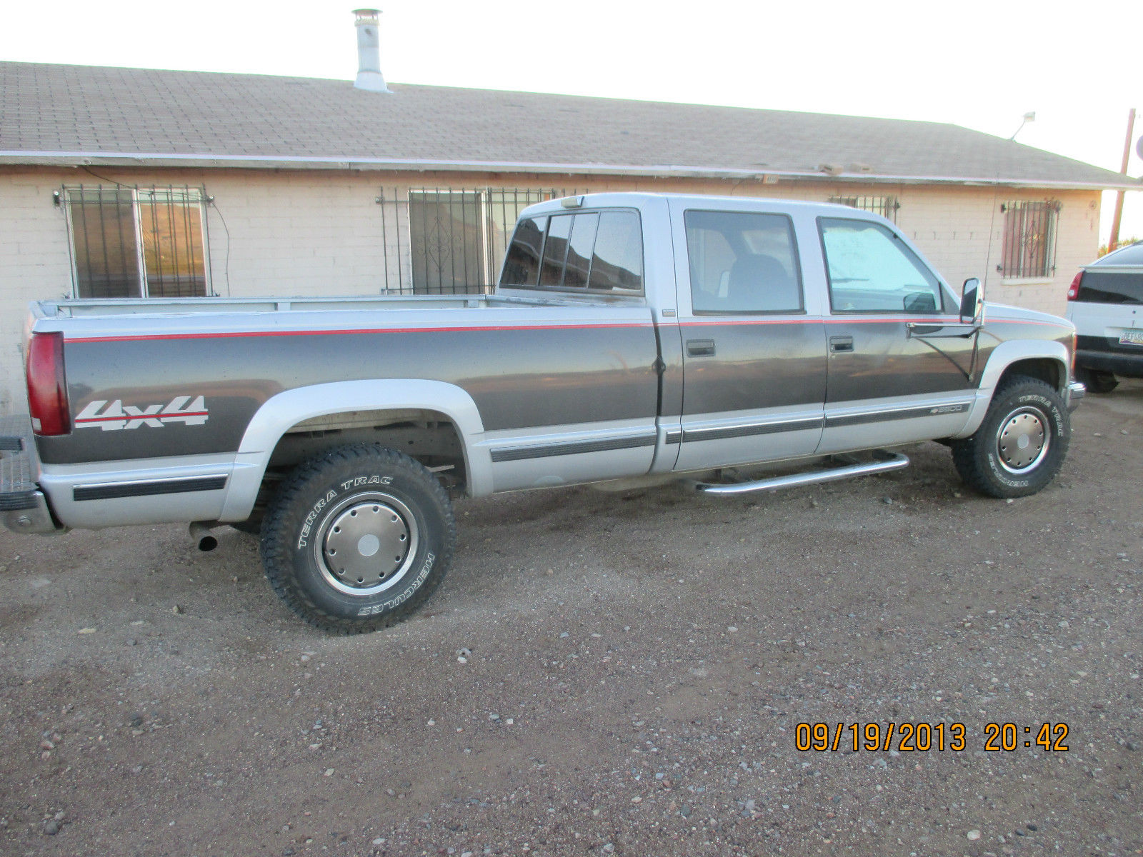 1993 Chevrolet Chevy Silverado 1 Ton Turbo Diesel 4 Door 4x4 Crew Cab Classic Chevrolet Silverado 3500 1993 For Sale