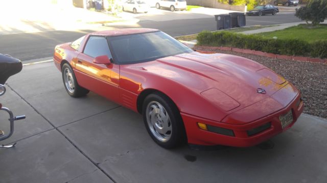 1993 Corvette 40th Anniversary Red With Black Interior 2