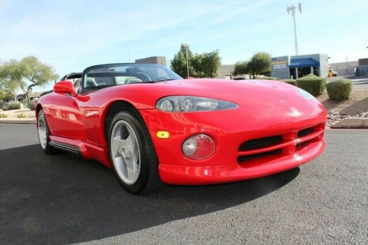 1993 Dodge Viper Sports Car 37905 Miles Red Convertible 80l 10 Cylinder Engine Classic Dodge 