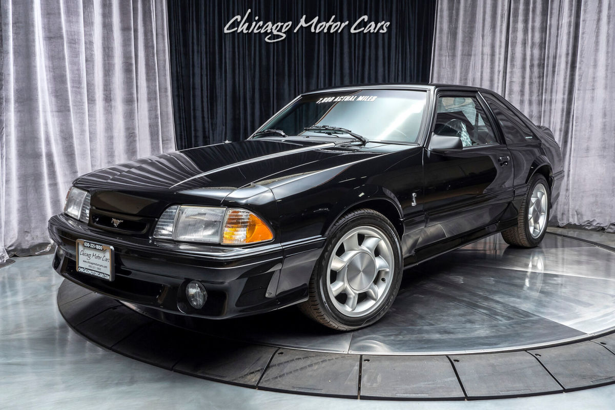 1993 Ford Mustang Svt Cobra Coupe Excellent Condition Only 7800 Mi Black Classic Ford 