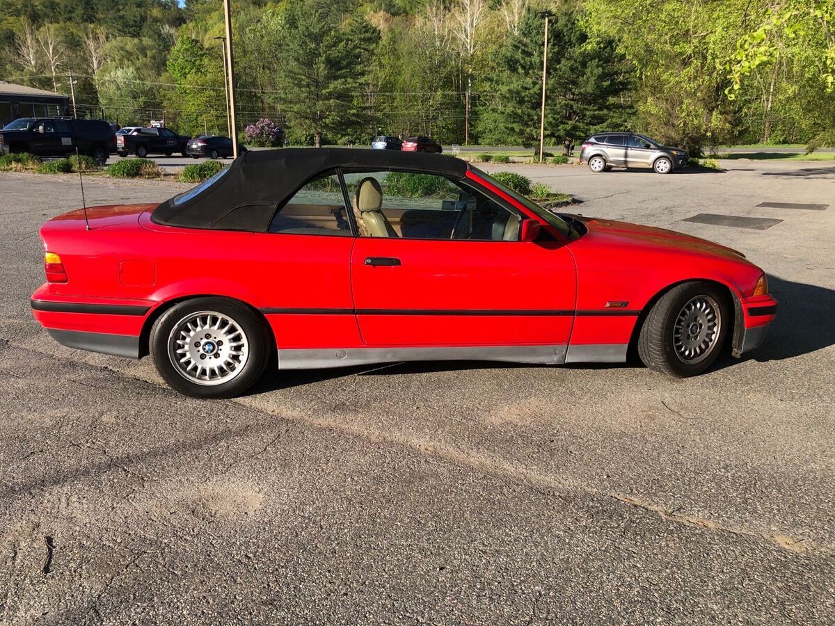 1994 Bmw 325i Convertible Red Rwd Automatic Ic Automatic Classic Bmw