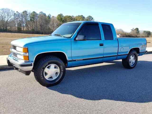 1994 Chevrolet K1500 Silverado Z71 4x4 * * Rare 5-Speed Manual Ext Cab ...