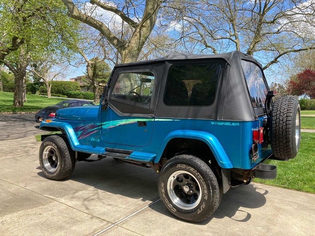 1994 Jeep Wrangler Splash Edition 155769 Miles 155769 Miles Navajo Blue Metalli Classic Jeep